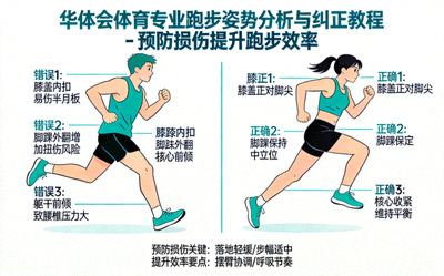 华体会体育专业跑步姿势分析与纠正教程 - 预防损伤提升跑步效率